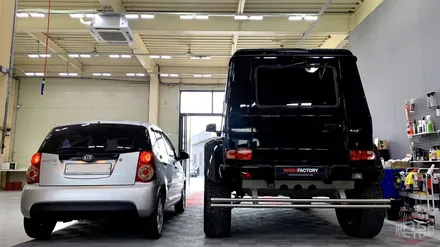 [일산 광택] 벤츠 G바겐 G500 4x4 광택+유리막코팅 시공! / 부천시 원미구 상동