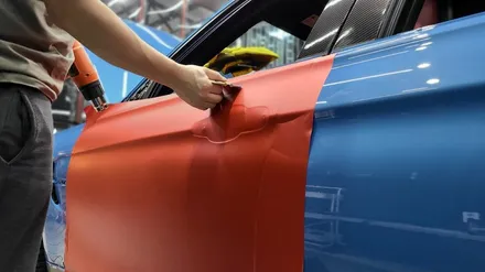 BMW F80 M3 에이버리 무광 크롬 다크 레드 전체랩핑 [일산김포운정파주] / 부천시 원미구 상동