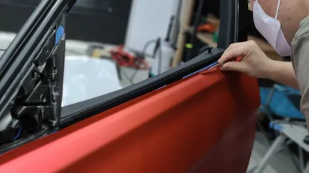 BMW F80 M3 에이버리 무광 크롬 다크 레드 전체랩핑 [일산김포운정파주] / 부천시 원미구 상동