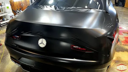 벤츠 S63 AMG 사틴블랙 전체랩핑! / 부천, 광명, 시흥