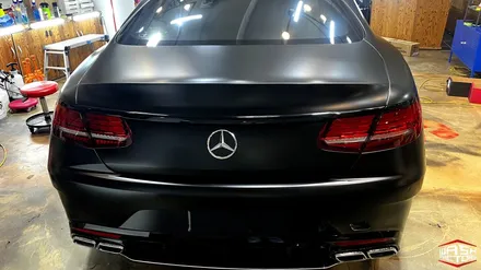 벤츠 S63 AMG 사틴블랙 전체랩핑! / 부천, 광명, 시흥