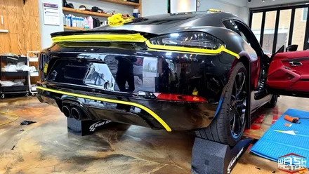 [포르쉐 랩핑] 718 카이맨 GTS 사틴블랙 전체랩핑! [부천 랩핑] / 부천시 원미구 상동
