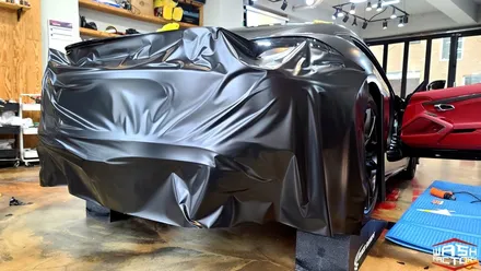 [포르쉐 랩핑] 718 카이맨 GTS 사틴블랙 전체랩핑! [부천 랩핑] / 부천시 원미구 상동
