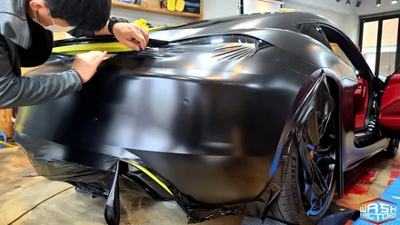 [포르쉐 랩핑] 718 카이맨 GTS 사틴블랙 전체랩핑! [부천 랩핑] / 부천시 원미구 상동
