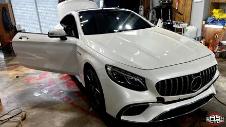 벤츠 S63 AMG 사틴블랙 전체랩핑! / 부천, 광명, 시흥