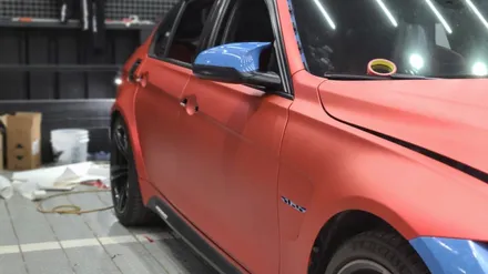 BMW F80 M3 에이버리 무광 크롬 다크 레드 전체랩핑 [일산김포운정파주] / 부천시 원미구 상동