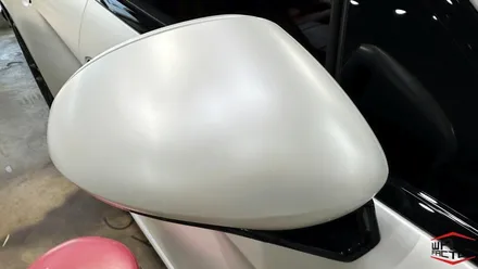 부천 랩핑 포르쉐 파나메라 GTS 사틴 화이트펄 전체 랩핑 시공! / 부천시 원미구 상동