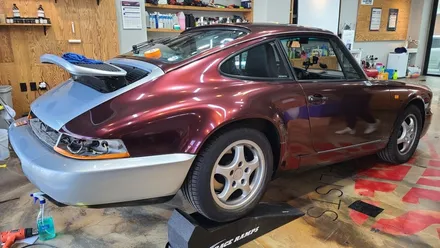 [클래식카 랩핑] 91년식 포르쉐 911 랩핑 시공! Porsche 964 Wrap / 부천시 원미구 상동