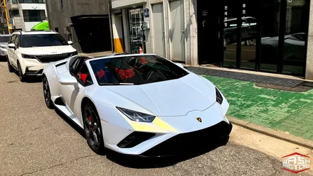 람보르기니 우라칸 에보 스파이더 CYS white iridescent gold PPF 시공! [부천 PPF] / 부천, 광명, 시흥