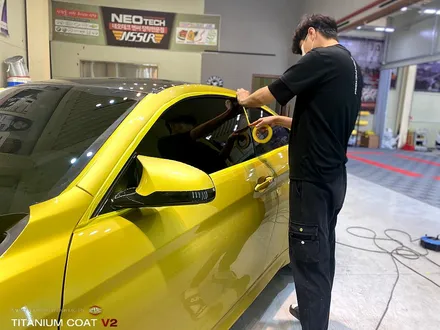 BMW M4 수성광택, 유리막코팅으로 새차 만들기 프로젝트!![일산워시팩토리] / 부천시 원미구 상동