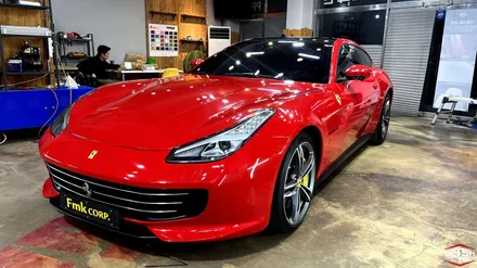 페라리 GTC4 루쏘 (GTC4Lusso) 카마인레드 전체랩핑 / 부천, 광명, 시흥