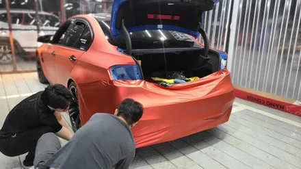 BMW F80 M3 에이버리 무광 크롬 다크 레드 전체랩핑 [일산김포운정파주] / 부천시 원미구 상동