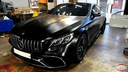벤츠 S63 AMG 사틴블랙 전체랩핑! / 부천, 광명, 시흥