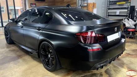[자동차 랩핑] BMW F10 M5 사틴 블랙 전체랩핑 [부천 랩핑] / 부천, 광명, 시흥