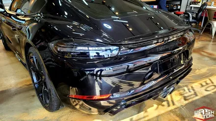 [포르쉐 랩핑] 718 카이맨 GTS 사틴블랙 전체랩핑! [부천 랩핑] / 부천시 원미구 상동