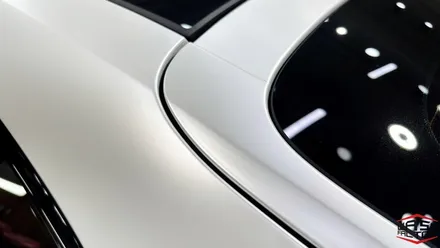 부천 랩핑 포르쉐 파나메라 GTS 사틴 화이트펄 전체 랩핑 시공! / 부천시 원미구 상동