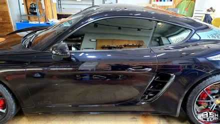 [포르쉐 랩핑] 718 카이맨 GTS 사틴블랙 전체랩핑! [부천 랩핑] / 부천시 원미구 상동