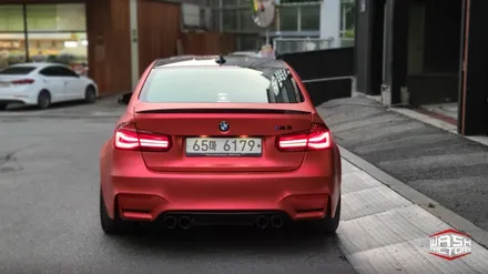 BMW F80 M3 에이버리 무광 크롬 다크 레드 전체랩핑 [일산김포운정파주] / 부천시 원미구 상동