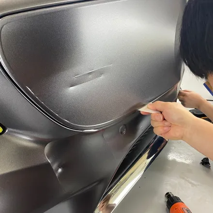 [일산랩핑][일산랩핑 잘하는곳] 벤츠CLS 사고차량 부분랩핑으로 되살리기! / 부천시 원미구 상동