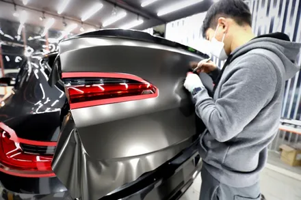 BMW X4M 에이버리 사틴 다크 바솔트 메탈릭 전체랩핑 [일산파주운정김포 랩핑] / 부천시 원미구 상동