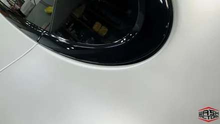 부천 랩핑 포르쉐 파나메라 GTS 사틴 화이트펄 전체 랩핑 시공! / 부천시 원미구 상동