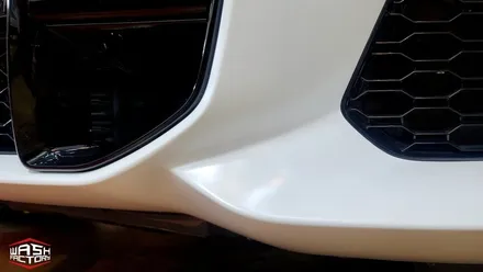 BMW  X6 사틴 화이트 전체랩핑+크롬죽이기+포인트카본 / 부천시 원미구 상동