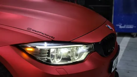 BMW F80 M3 에이버리 무광 크롬 다크 레드 전체랩핑 [일산김포운정파주] / 부천시 원미구 상동