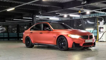 BMW F80 M3 에이버리 무광 크롬 다크 레드 전체랩핑 [일산김포운정파주] / 부천시 원미구 상동