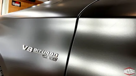 벤츠 S63 AMG 사틴블랙 전체랩핑! / 부천, 광명, 시흥