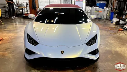 람보르기니 우라칸 에보 스파이더 CYS white iridescent gold PPF 시공! [부천 PPF] / 부천, 광명, 시흥