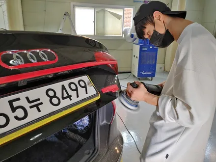 아우디 A8 자동차 워터스팟 완벽제거! 물때 제거! / 부천시 원미구 상동