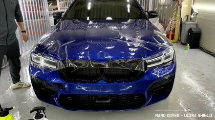BMW F90 M5 컴페티션 프론트PPF패키지 시공 ! 재단없이 한번에 말끔히 시공했습니다! [부천 PPF] / 부천시 원미구 상동