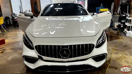 벤츠 S63 AMG 사틴블랙 전체랩핑! / 부천, 광명, 시흥