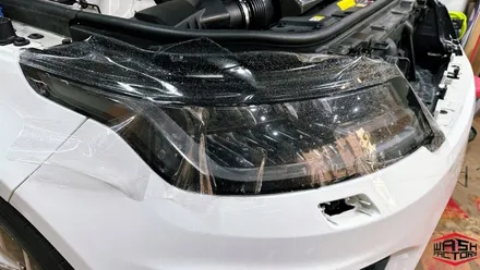 부천 랩핑 랜드로버 레인지로버 스포츠 SVR 사틴블랙 전체 랩핑 시공! / 부천시 원미구 상동