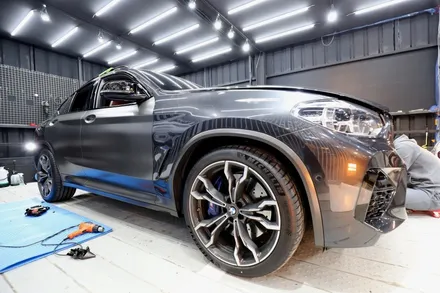 BMW X4M 에이버리 사틴 다크 바솔트 메탈릭 전체랩핑 [일산파주운정김포 랩핑] / 부천시 원미구 상동