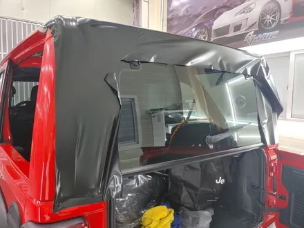 [일산 래핑] JEEP 랭글러 루비콘 루프스킨 사틴블랙 포인트랩핑 시공기! / 부천시 원미구 상동