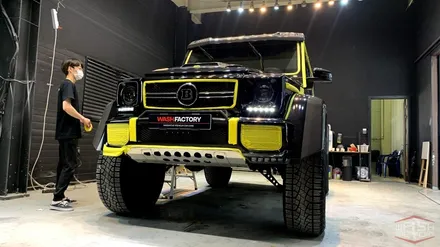 [일산 광택] 벤츠 G바겐 G500 4x4 광택+유리막코팅 시공! / 부천시 원미구 상동