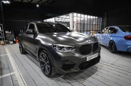 BMW X4M 에이버리 사틴 다크 바솔트 메탈릭 전체랩핑 [일산파주운정김포 랩핑] / 부천시 원미구 상동