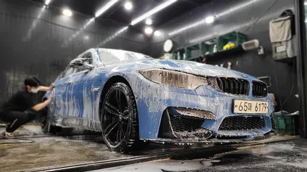 BMW F80 M3 에이버리 무광 크롬 다크 레드 전체랩핑 [일산김포운정파주] / 부천시 원미구 상동