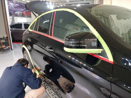 벤츠 GLE 350d 쿠페 워터스팟 완벽제거 [수성광택+유리막코팅] / 부천시 원미구 상동