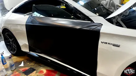 벤츠 S63 AMG 사틴블랙 전체랩핑! / 부천, 광명, 시흥