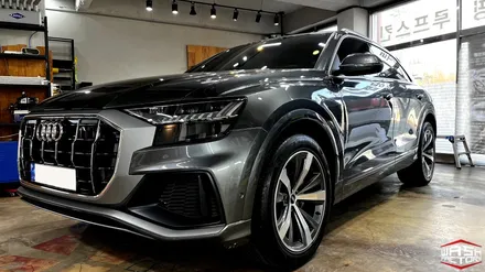 부천 랩핑 AUDI Q8 사틴 블랙 전체랩핑 / 부천, 광명, 시흥