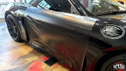 [포르쉐 랩핑] 718 카이맨 GTS 사틴블랙 전체랩핑! [부천 랩핑] / 부천시 원미구 상동