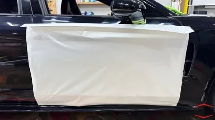 부천 랩핑 포르쉐 파나메라 GTS 사틴 화이트펄 전체 랩핑 시공! / 부천시 원미구 상동