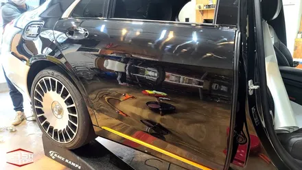 벤츠 S 클래스 S350 화이트 펄 전체랩핑 [벤츠 랩핑] / 부천시 원미구 상동