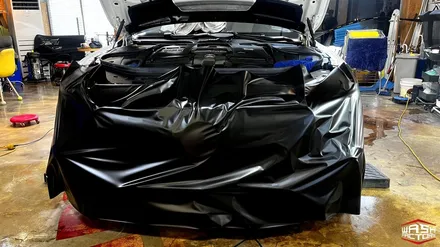 벤츠 S63 AMG 사틴블랙 전체랩핑! / 부천, 광명, 시흥