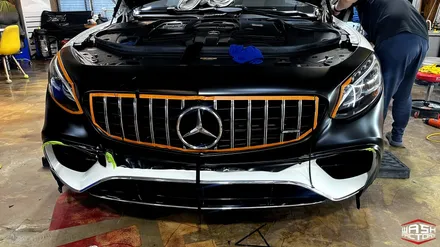 벤츠 S63 AMG 사틴블랙 전체랩핑! / 부천, 광명, 시흥
