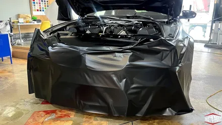 [자동차 랩핑] BMW F10 M5 사틴 블랙 전체랩핑 [부천 랩핑] / 부천, 광명, 시흥
