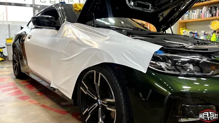 [자동차 랩핑]BMW 420i 사틴 화이트 전체랩핑  [부천랩핑] / 부천, 광명, 시흥