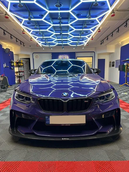포천소흘읍세차 랩핑차량 전문관리 걱정없이 맡기는 곳 BMW M2 컴페티션 랩핑패키지 [워시카랩 세차연구소] / 경기 포천